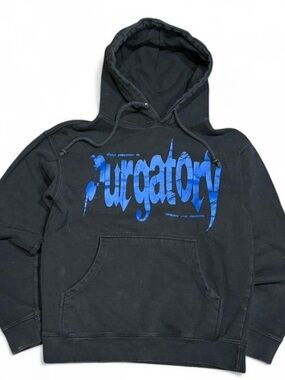 Purgatory LA Graphic Cotton Black Hoodie